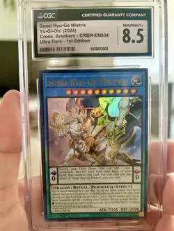 Yu-Gi-Oh! TCG Graded Card Lot Of 4 CGC KSA PSA SGC 8.5 9 And 9.5 - Image 5