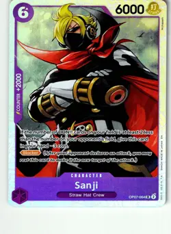 Sanji (Reprint) OP07-064 Premium Booster -The Best- Vol. 2 One Piece LP - Image 1