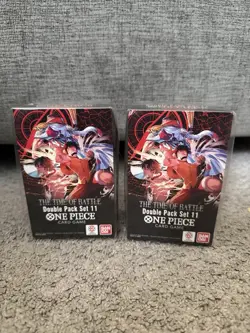 (Lot of 2) One Piece op-16 Double Pack Set Vol 11 Factory Sealed - Image 1