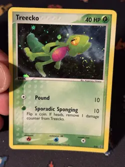 Pokemon Cards Treecko #016 Holo Black Star Promo - (NM) *SWIRL* - Image 2