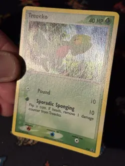 Pokemon Cards Treecko #016 Holo Black Star Promo - (NM) *SWIRL* - Image 3