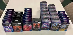 LOT OF 33 NEW DISNEY LORCANA TCG CARD SLEEVES DECK BOXES SNOW WHITE MULAN GENIE - Image 4