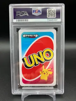 Eevee Eeveelutions Draw +4 Japanese Uno Pokemon Card Pocket Monsters PSA 10 - Image 2