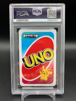 Eevee Eeveelutions Draw +4 Japanese Uno Pokemon Card Pocket Monsters PSA 10 - Image 3