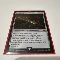 Anduril, Flame of the West #236 Lord of the Rings LTR Magic: The Gathering Card - Image 1