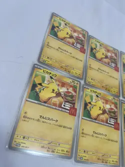 Pikachu 10Set McDonald's Promo 2025 Pokemon Card Japanese Limited Mac Japan rare - Image 5