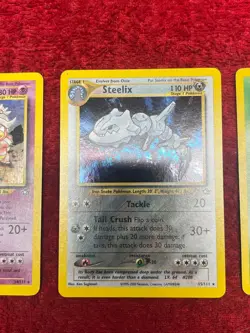 FOUR 2000 Pokemon Neo Genesis Holographic Unlimited Cards Including Slowking - Image 4