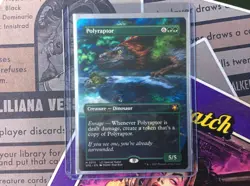 MTG Polyraptor BORDERLESS Lost Caverns of Ixalan Magic Card 0012 - Image 2