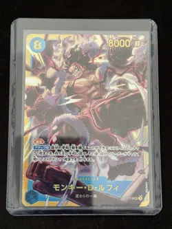 Monkey D. Luffy OP11-118 SEC A Fist of Divine Speed ONE PIECE Card Game Japanese - Image 1