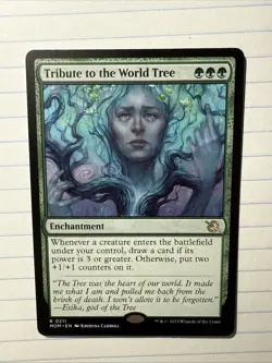 Tribute to the World Tree March of the Machine Regular Card, Near Mint Condition - Image 1