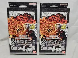 2x One Piece Card Game Starter Deck Navy Absolute Justice ST-06 ENGLISH New - Image 1