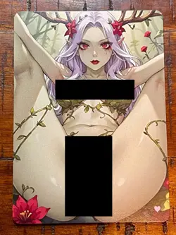 🤩 Caffeine Critical Full Glory NSFW Lavina Unnumbered/First Print Waifu Card - Image 1