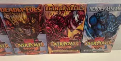 Bundle Of 7 Marvel Over Power Card Game Decks - 1995 Fleer (Sealed) - Image 2