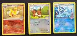Pokemon Dark Ex. Eevee Vaporeon Flareon /City State Regional Championship Cards - Image 1