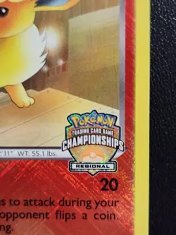 Pokemon Dark Ex. Eevee Vaporeon Flareon /City State Regional Championship Cards - Image 3