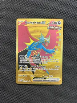 Pokemon TCG Roaring Moon ex 262/182! MP Condition! See Description! - Image 1