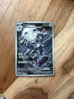 Pokemon Steelix Illustration Rare Full Art 150/132 Me01 Mega Evolution Holo - Image 1