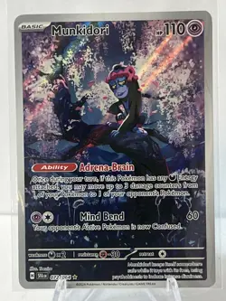 Pokemon TCG Shrouded Fable Munkidori Illustration Rare Card 072/064 - Image 1