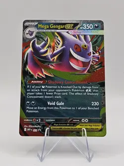 Pokemon Mega Evolution Promo Mega Gengar EX 073 Black Star Promo English NM - Image 1