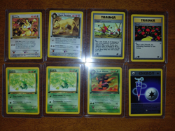 Vintage Pokemon TCG Team Rocket 1st Edition 8 Card Lot Moderately Played - Image 1
