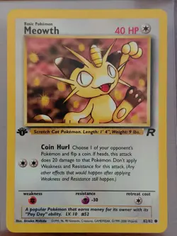Vintage Pokemon TCG Team Rocket 1st Edition 8 Card Lot Moderately Played - Image 2