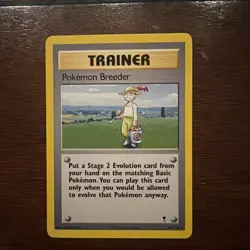 Pokemon Breeder - 102/110 - Pokemon Legendary Collection Rare Card WOTC NM - Image 1