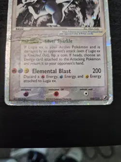 Nintendo 2005 Pokemon TCG EX Unseen Forces Lugia ex 105/115 Holo Rare - Image 3