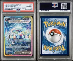 2024 Pokemon Stellar Crown - Terapagos 170/142 Special Illustration Rare PSA 10 - Image 3