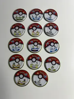 RARE Pokemon Metalix Tazos Lot (14 pcs) Vintage Metal Collection - Image 3