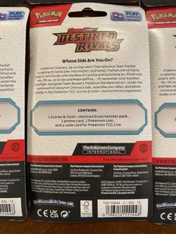 Lot of 10 Destined Rivals Single Pack Blister (Zarude) Sealed Pokemon - Image 4