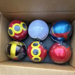 Pokemon Poke Ball Tin Lot of 6 (G25) SEALED Booster Packs 📦 FAST SHIP - Image 2