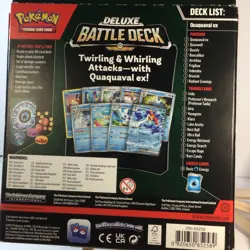 Pokemon TCG Deluxe Battle Deck Quaquaval EX W/ Radiant Greninja NEW/SEALED - Image 3