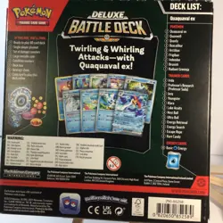 Pokemon TCG Deluxe Battle Deck Quaquaval EX W/ Radiant Greninja NEW/SEALED - Image 4