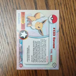 Topps Pokemon Topps Series 1 Eevee 133 Holo Pokemon TCG Trading Card ENG - Image 2