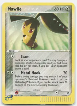 Mawile 9/100 Holo Rare Sandstorm Pokemon Holo Lightly Played - Image 1