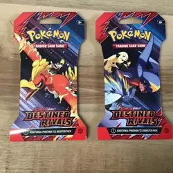 Pokemon TCG: Destined Rivals Booster Pack Artwork Set - Image 1
