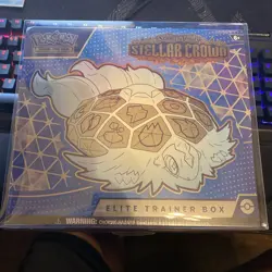 Pokemon Stellar Crown Elite Trainer Box Sealed Brand New W/protector - Image 1