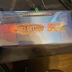 Pokemon Stellar Crown Elite Trainer Box Sealed Brand New W/protector - Image 4