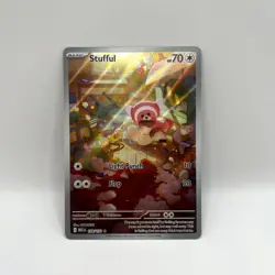 Stufful 154/132 Illustration Rare Mega Evolution Pokemon Near Mint - Image 1