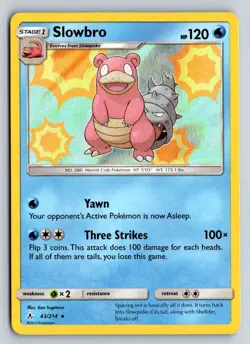 SLOWBRO 43 UNBROKEN BONDS POKEMON HOLO LP - Image 1