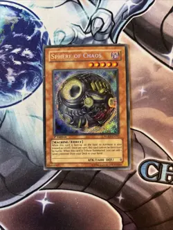 Yu-Gi-Oh Sphere of Chaos Secret Rare Card RGBT-EN093, 1st Edition LP (WNU) - Image 1