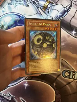 Yu-Gi-Oh Sphere of Chaos Secret Rare Card RGBT-EN093, 1st Edition LP (WNU) - Image 2