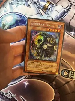 Yu-Gi-Oh Sphere of Chaos Secret Rare Card RGBT-EN093, 1st Edition LP (WNU) - Image 3