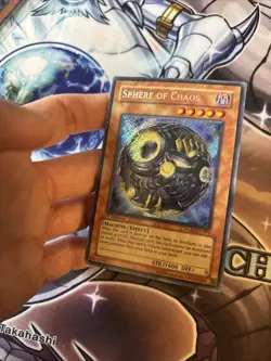 Yu-Gi-Oh Sphere of Chaos Secret Rare Card RGBT-EN093, 1st Edition LP (WNU) - Image 4