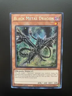 Yugioh Black Metal Dragon RA04-EN016 1st Edition Secret Rare NM - Image 1