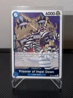 Prisoner Of Impel Down One Piece OP16 The Time of Battle Super Rare Foil #042 - Image 1