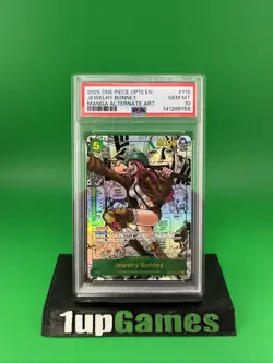 Jewelry Bonney Manga OP12-118 Legacy of the Master Foil Alternate Art PSA 10 - Image 1