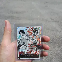 Luffy and Ace Parallel Alt Art Starter Deck EX: Luffy & Ace ST30-001 English NM - Image 3