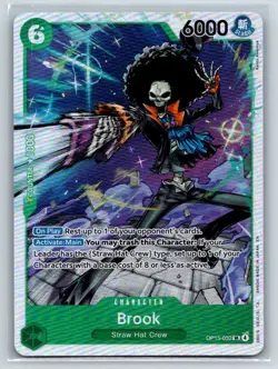 Brook OP15-032 Super Rare Adventure on Kami's Island One Piece Foil Near Mint - Image 1