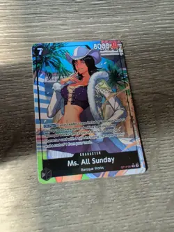 Ms. All Sunday (Alternate Art) OP14-084 The Azure Sea's Seven Foil - Image 1